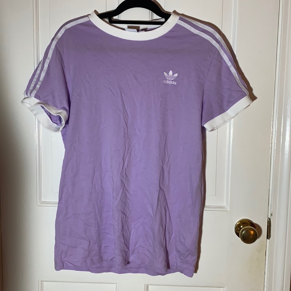 PURPLE ADIDAS SHIRT